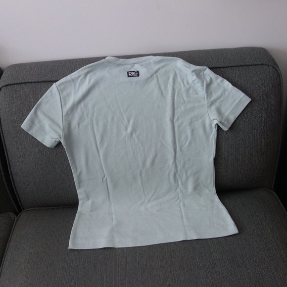Dolce & Gabbana Turquoise T-Shirt Size 42/56 - Picture 7 of 13